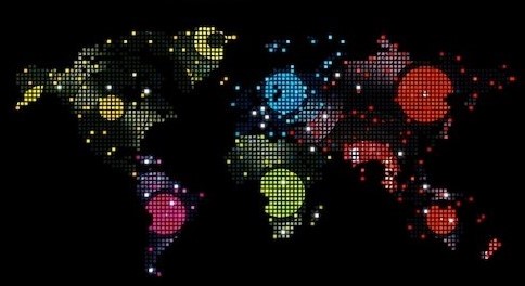 carte du monde personalisé